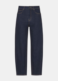 Petite Stretch Barrel Leg Jean