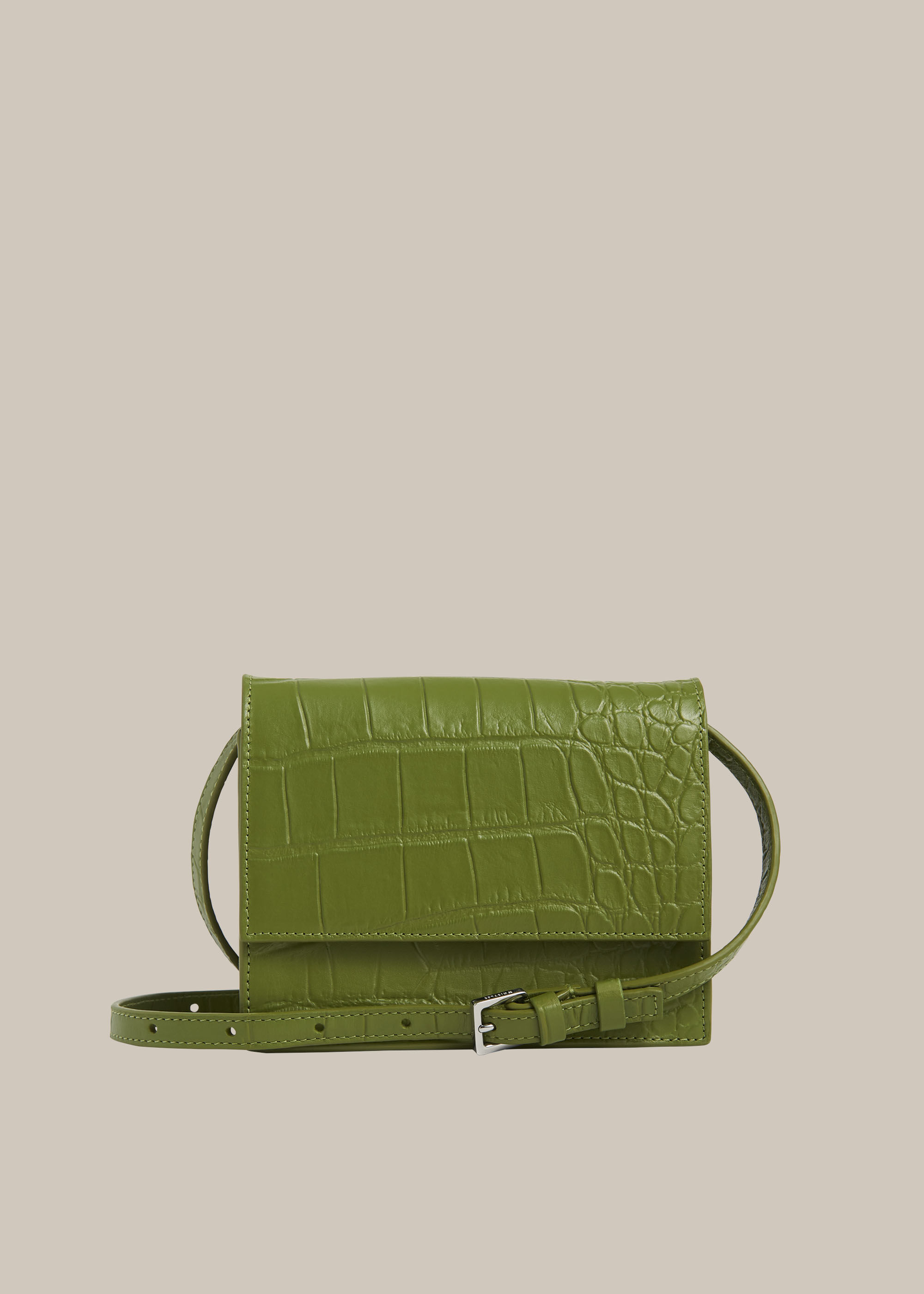 Suri Mini Croc Crossbody
