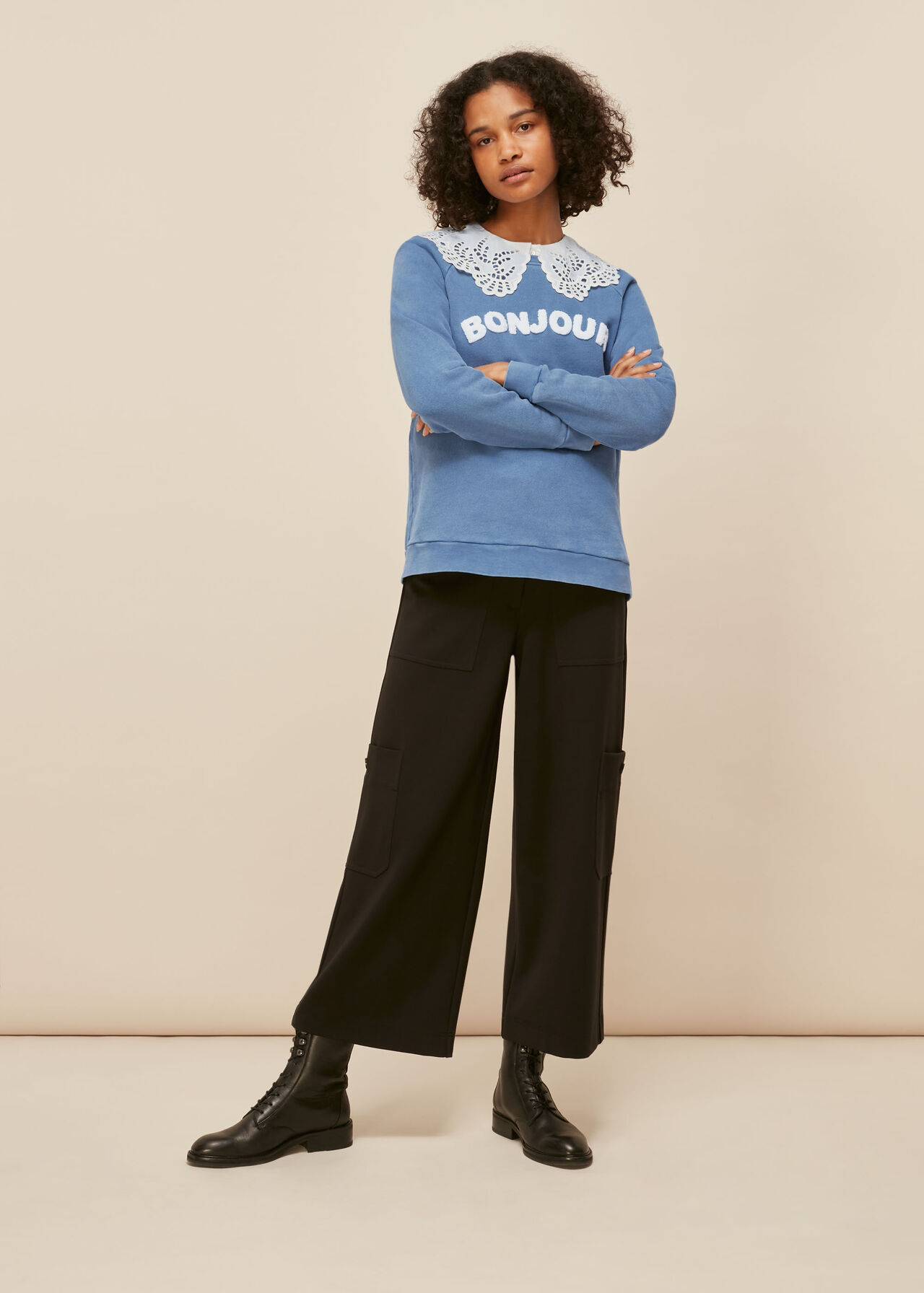 Bonjour Logo Sweatshirt