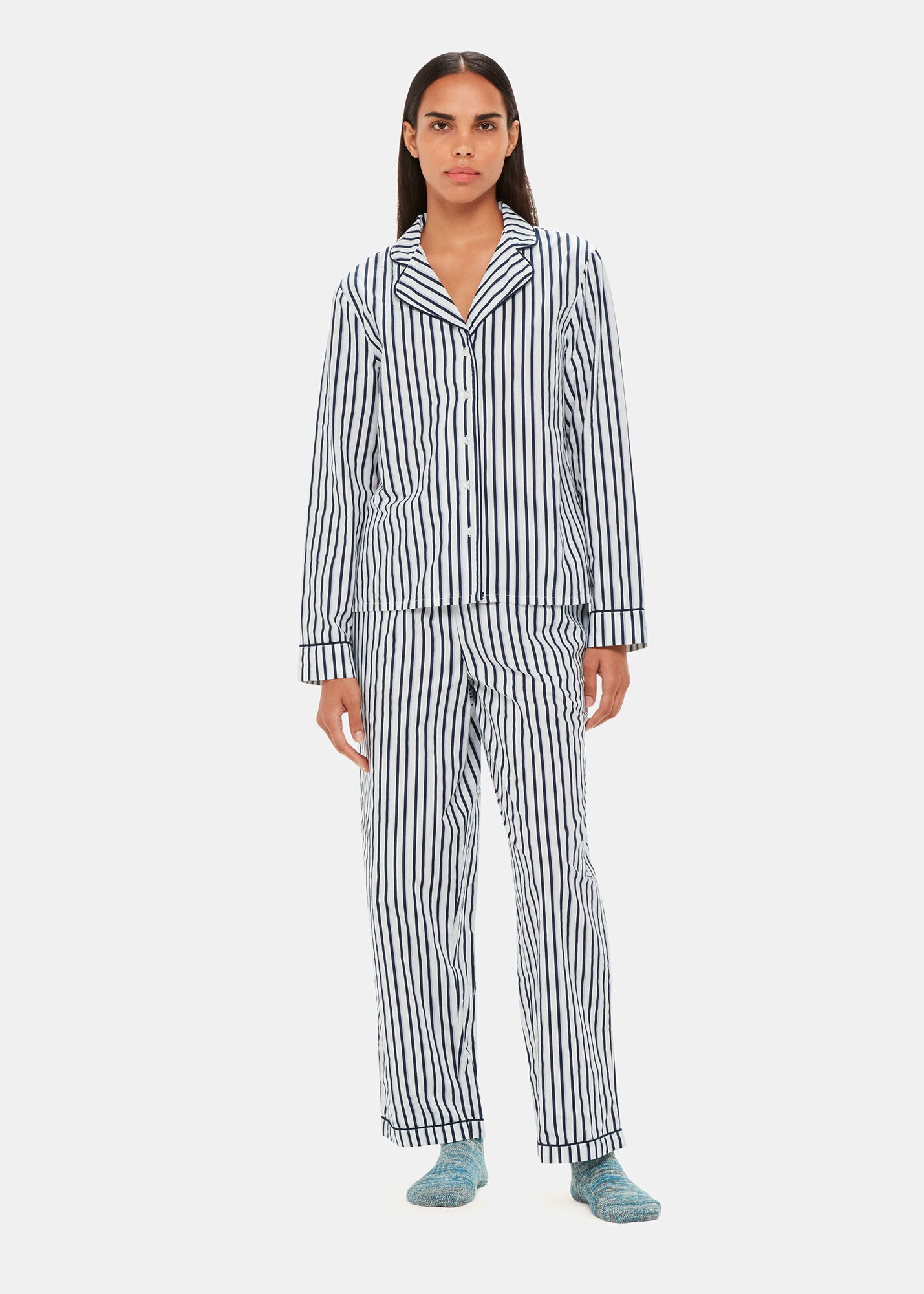 Multicolour Stripe Pyjamas WHISTLES Whistles UK