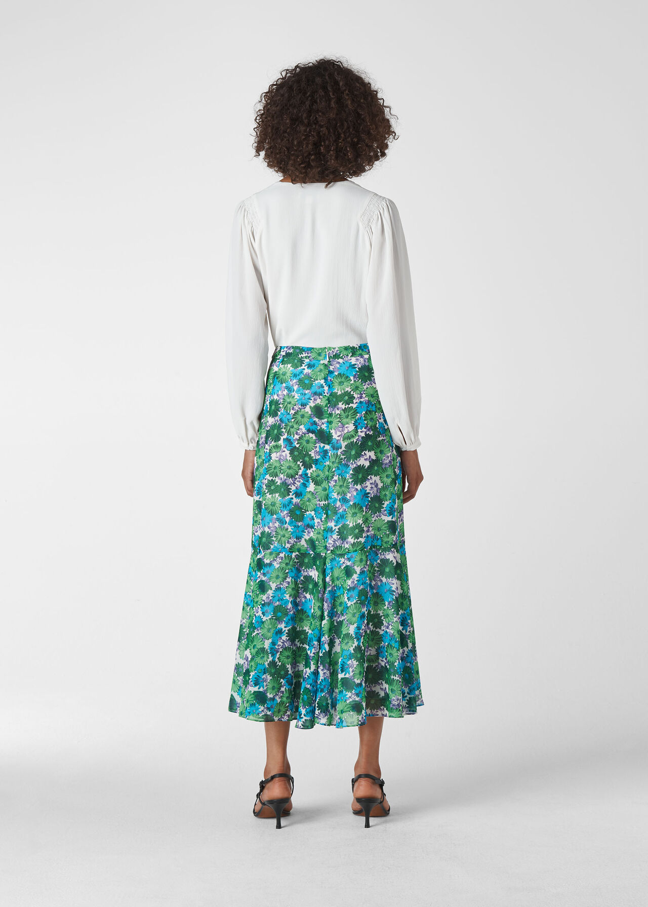 Zinnia Floral Skirt Multicolour
