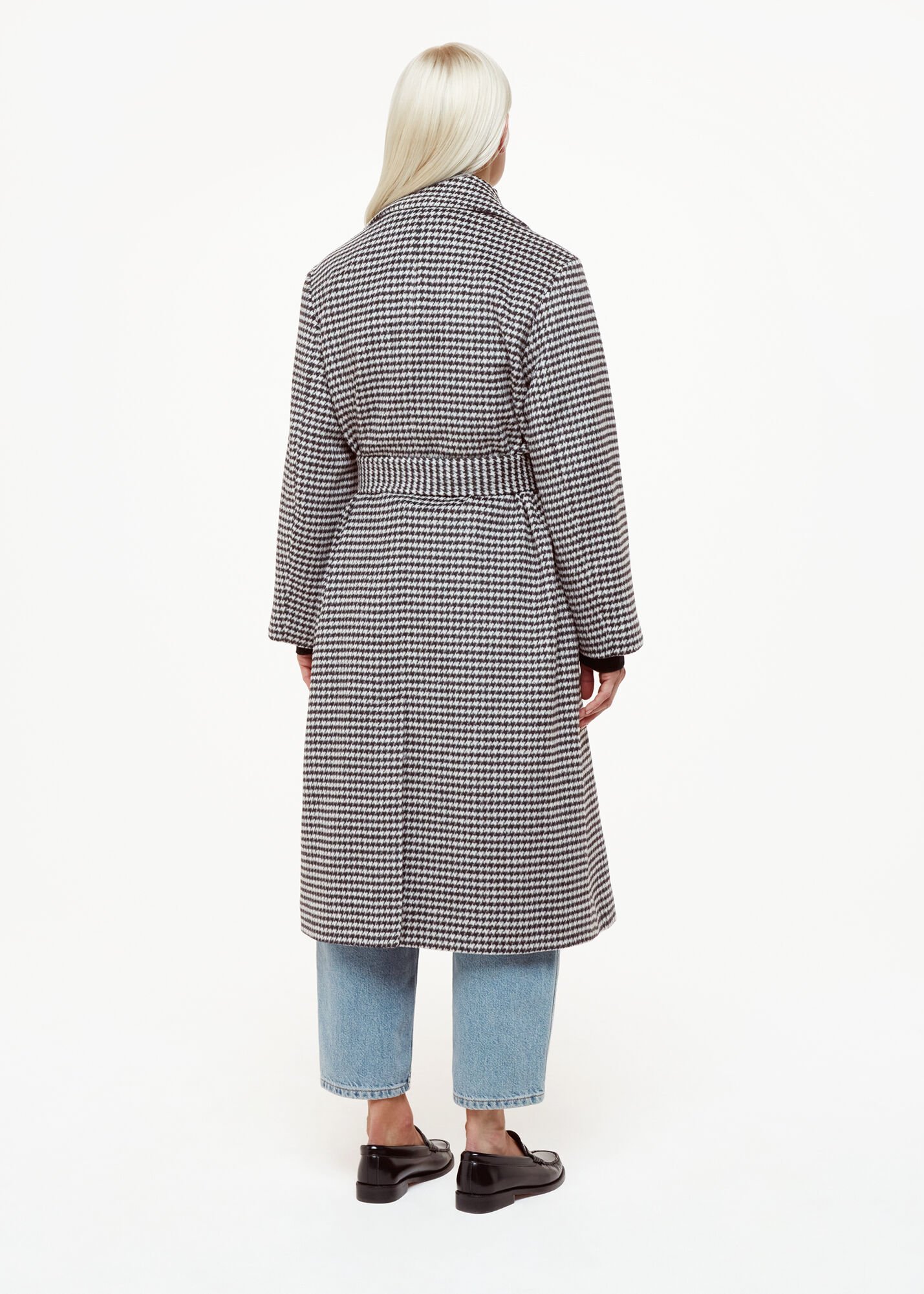 Petite houndstooth coat hotsell