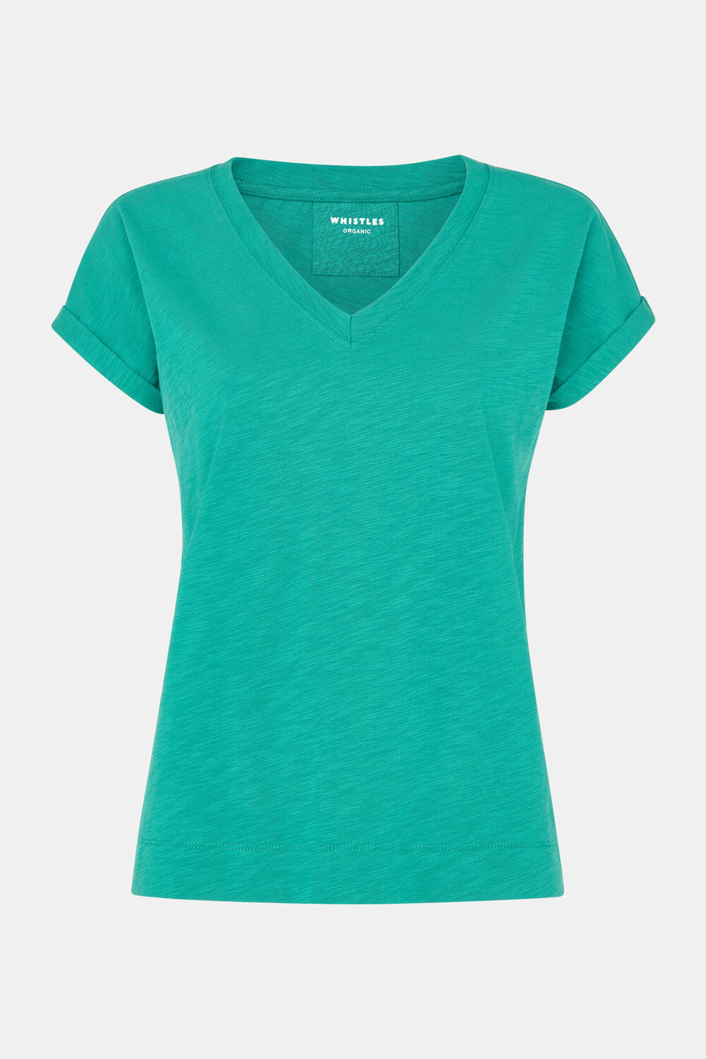 Willa V Neck Cap Sleeve Tee
