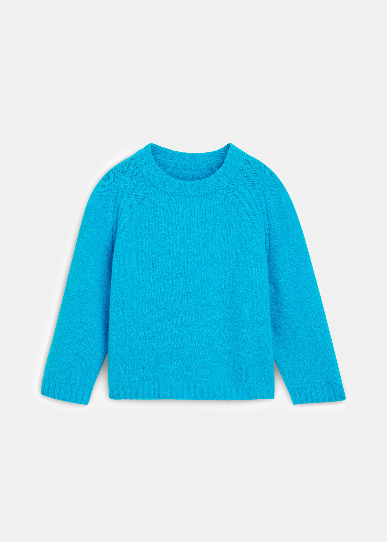 Textured Crew Neck Jumper