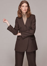 Savine Collarless Blazer