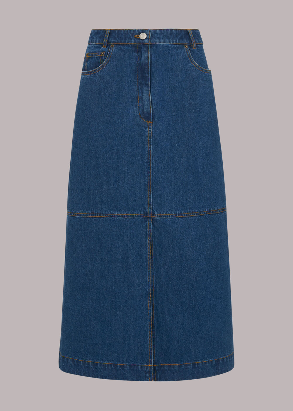 Harlow Denim Midi Skirt