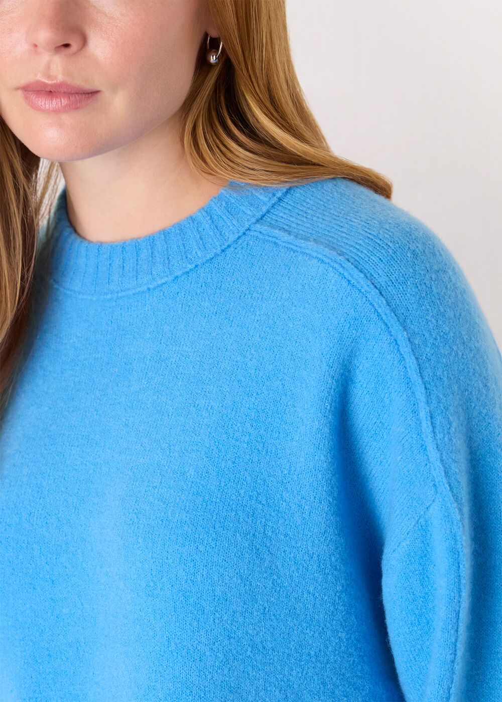 Wool Mix Seam Detail Knit