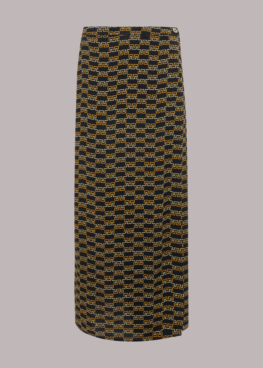 Tangle Check Wrap Skirt
