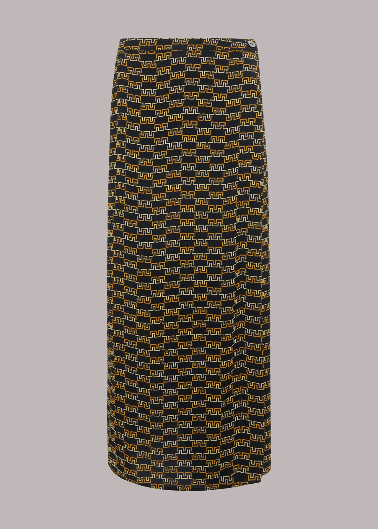 Tangle Check Wrap Skirt
