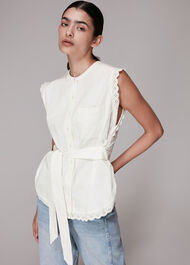 Poplin Apron Blouse