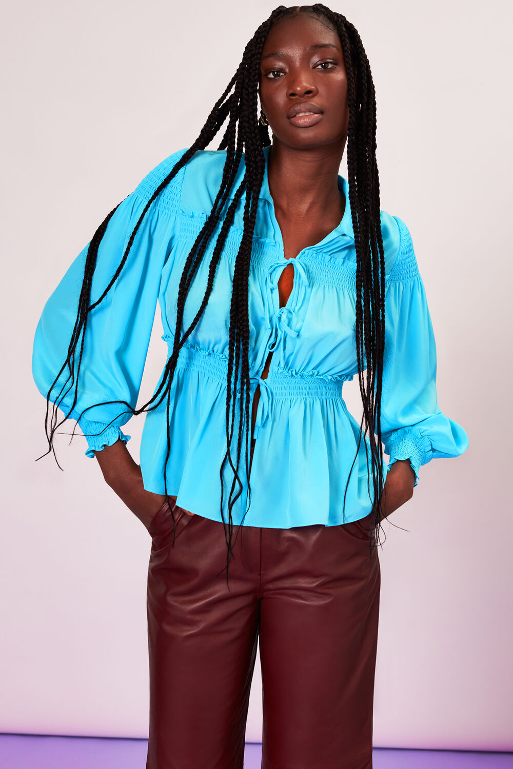 Eleanor Tie Front Shirt