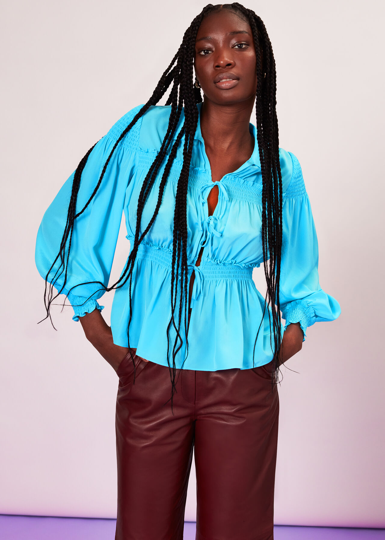 Eleanor Tie Front Shirt