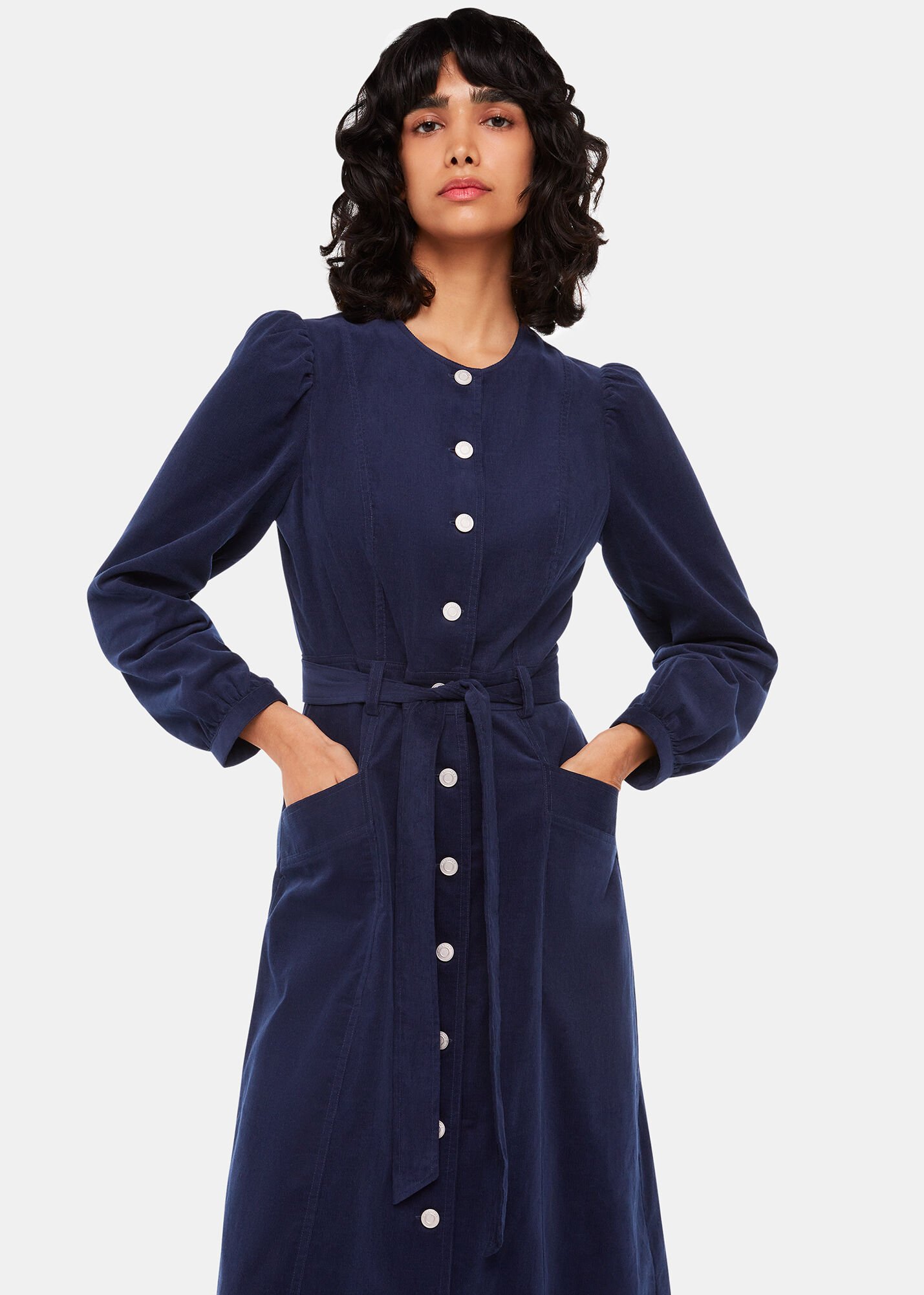Cord midi dress hot sale