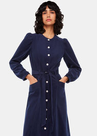 Angelica Cord Midi Dress