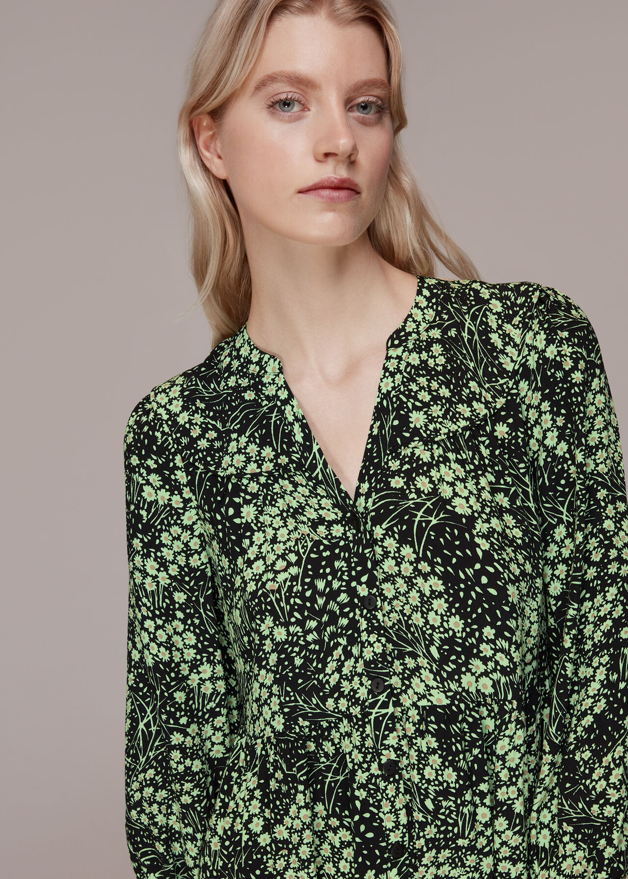 Daisy Meadow Print Dress