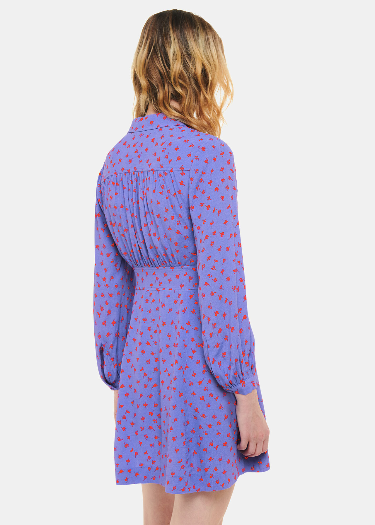 Scattered Petals Print Dress