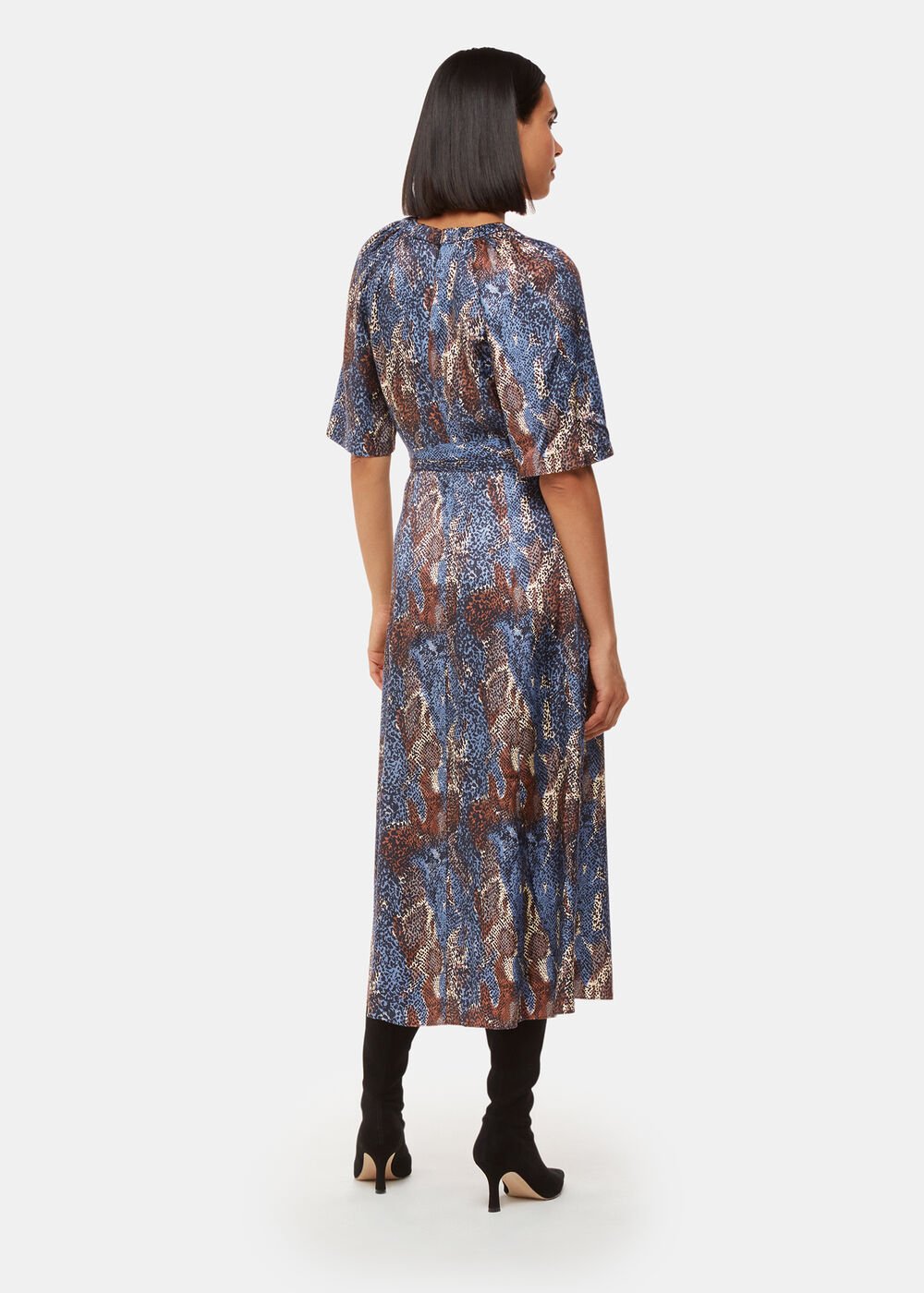 Marlow Dashed Snake Dress