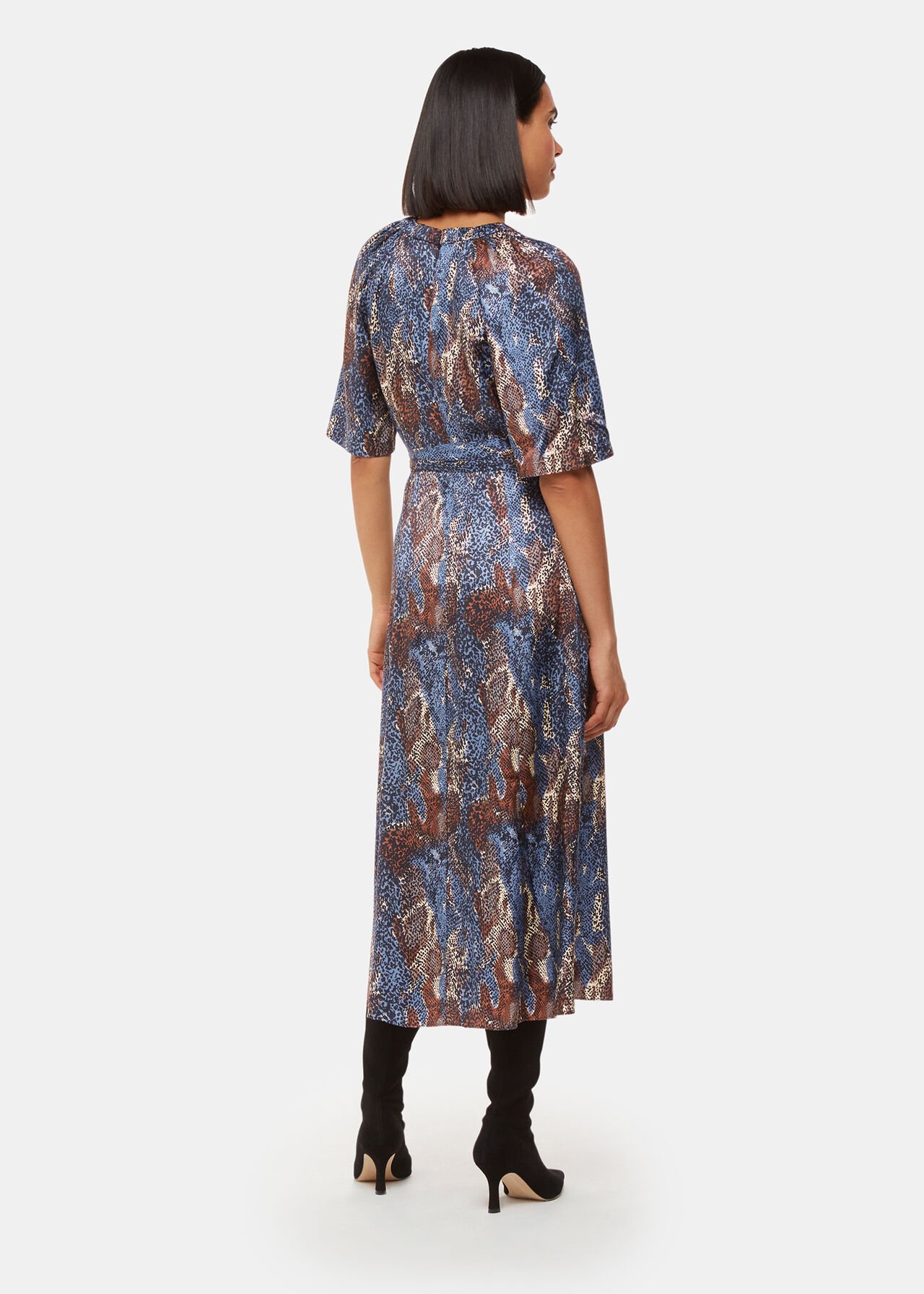 Marlow Dashed Snake Dress