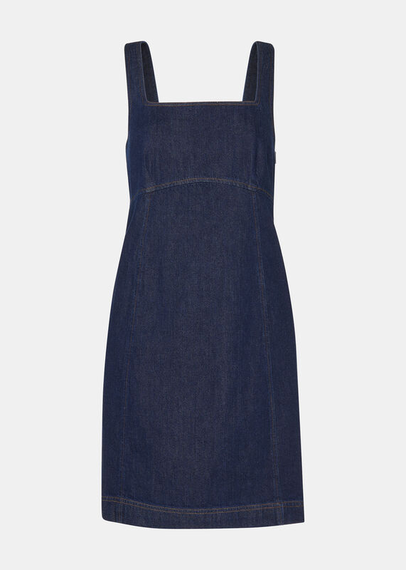 Denim Pinafore Dress