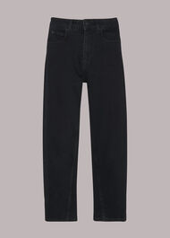 High Waist Barrel Leg Jean