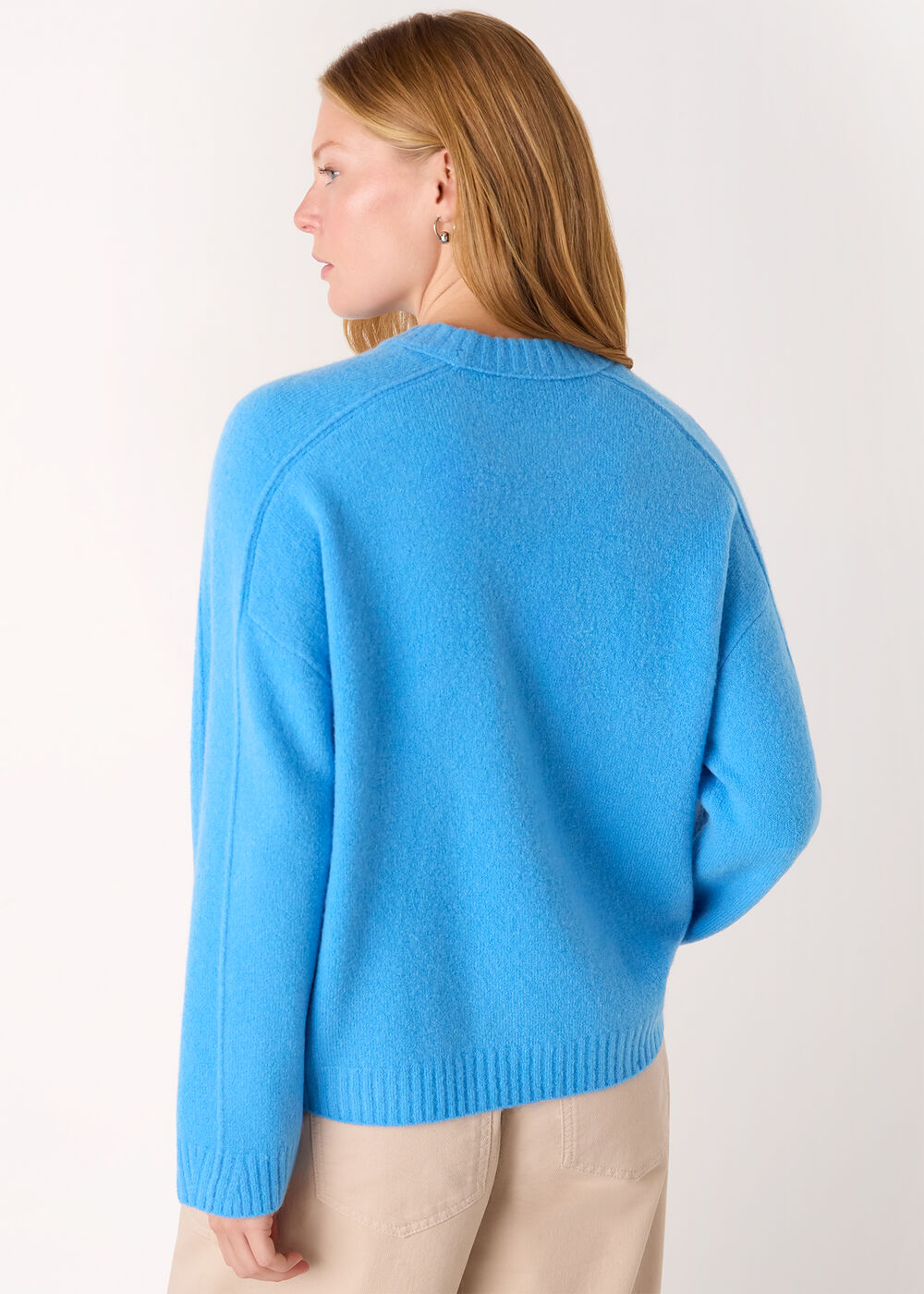 Wool Mix Seam Detail Knit