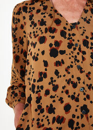 Striking Leopard Print Dress