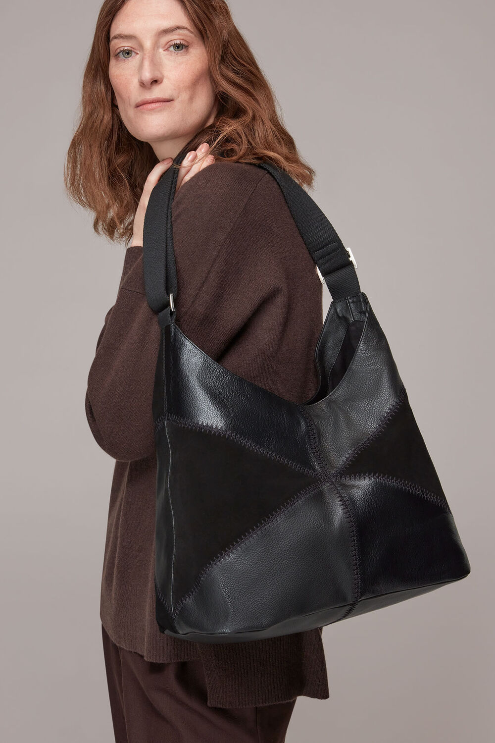 Norah Patchwork Shoulder Bag