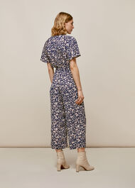 Wheat Floral Jumpsuit