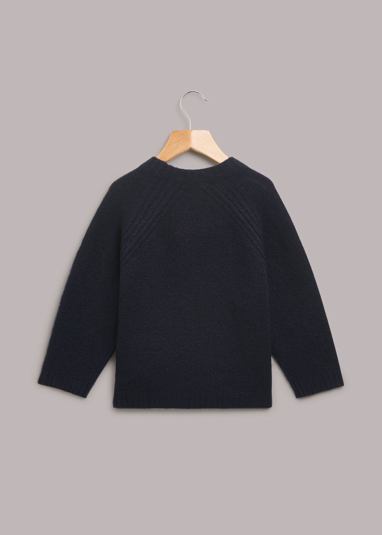 Textured Crew Neck Sweater