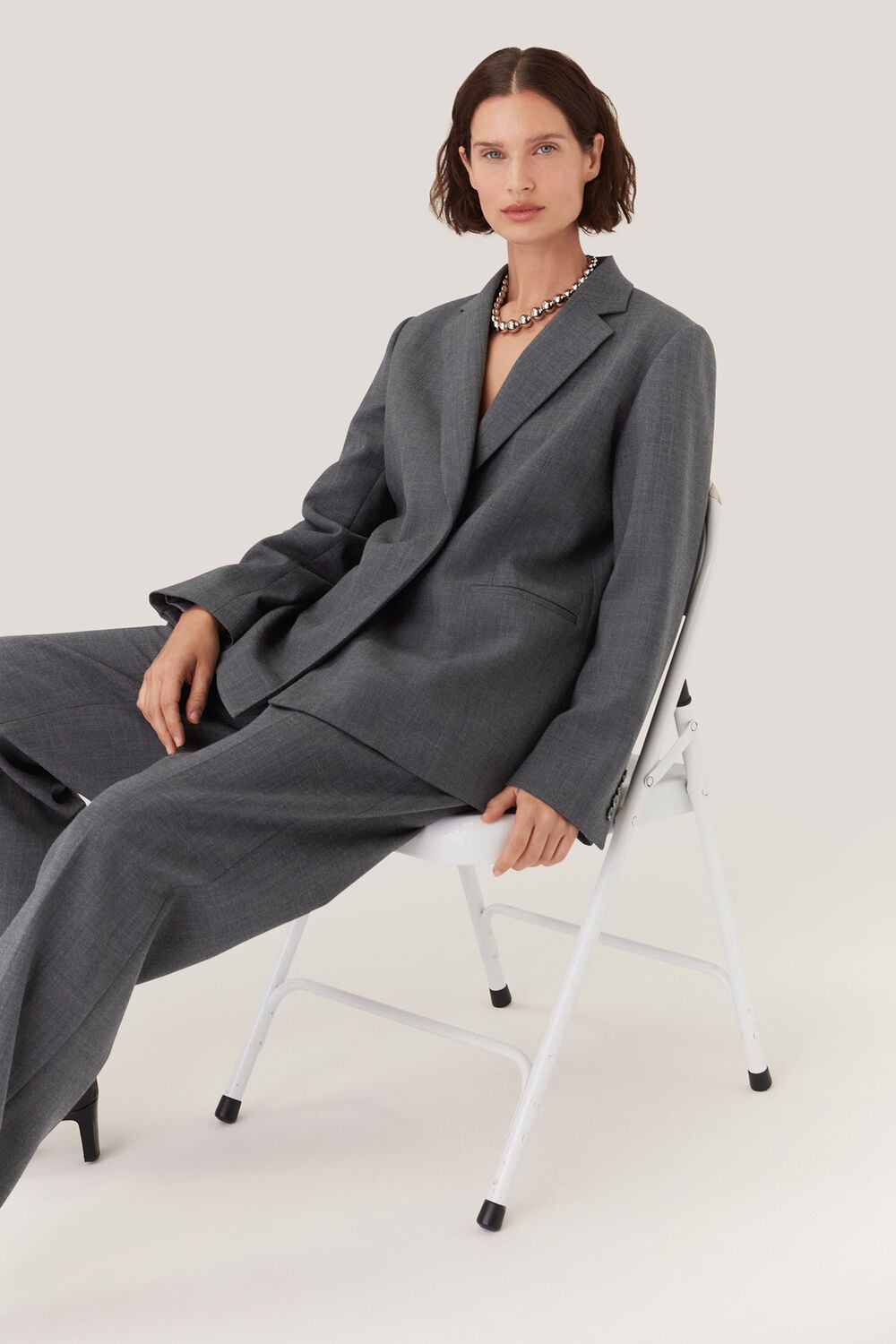 Natalie Wool Blend Trouser