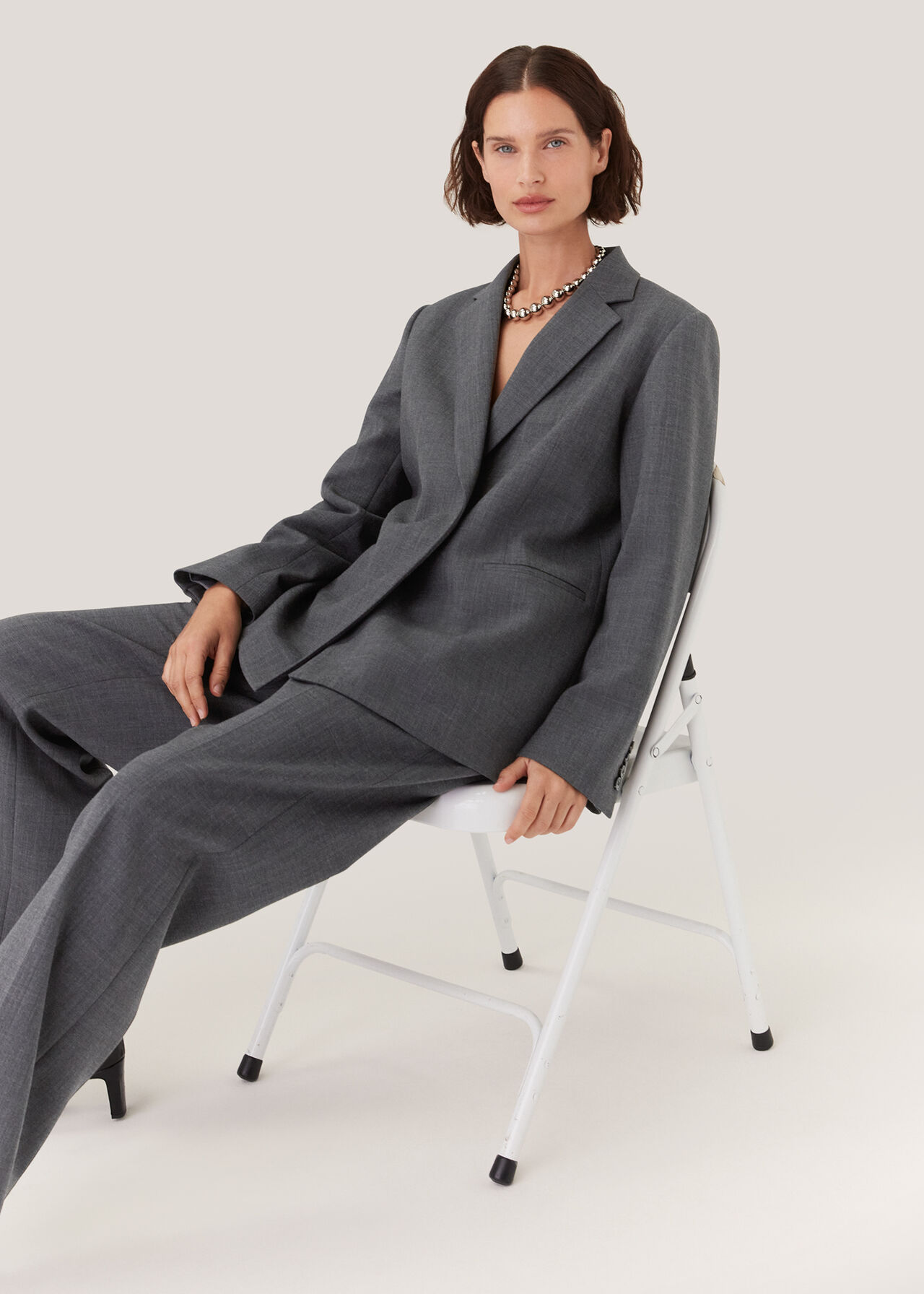 Natalie Wool Blend Trouser