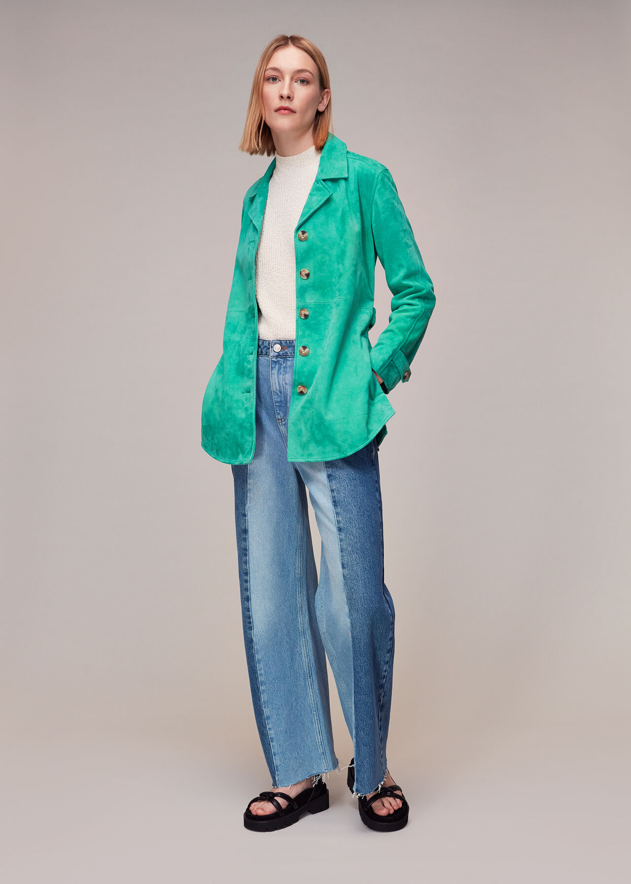 Rosa Suede Overshirt