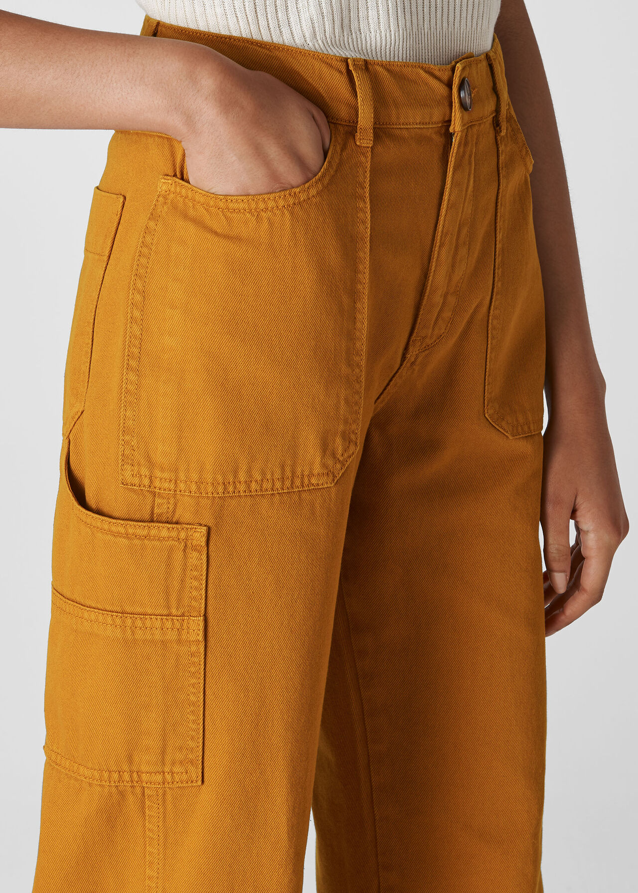 Cargo Pocket Trouser Mustard