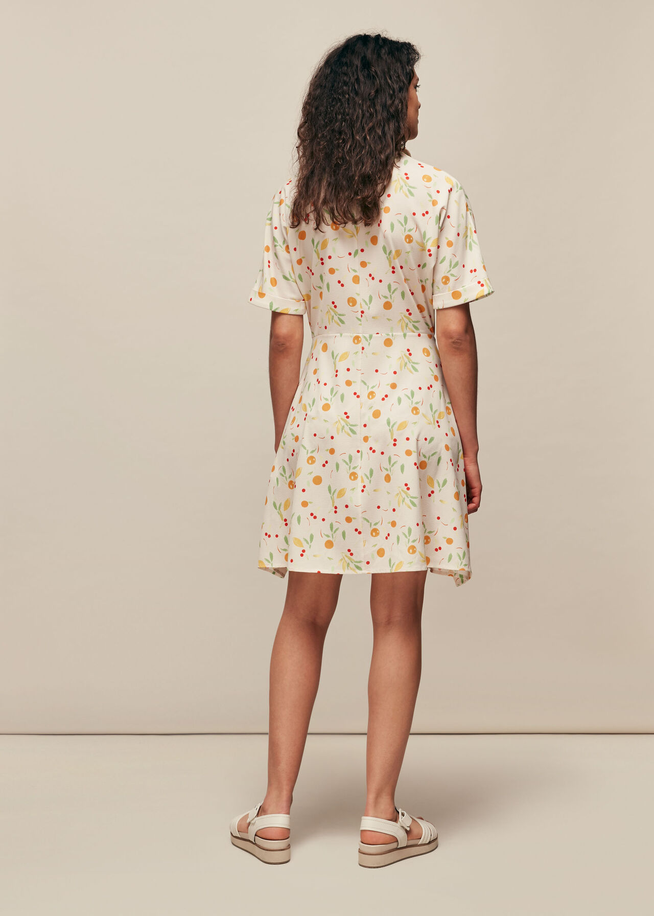 Dolly Fruit Tie Front Dress