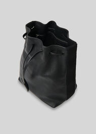 Barton Soft Bucket Bag Black