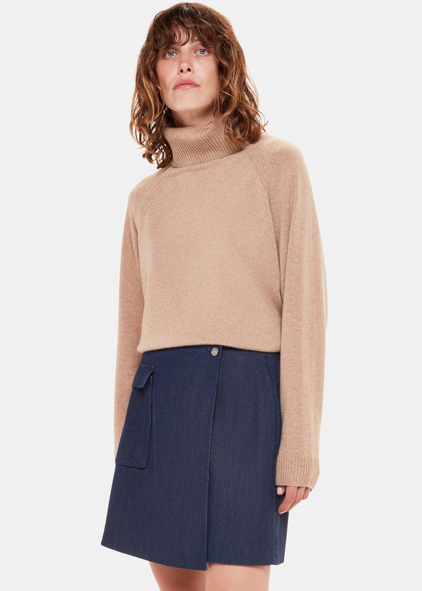 Turtleneck and mini skirt hot sale