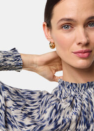Paige Ripple Leopard Blouse