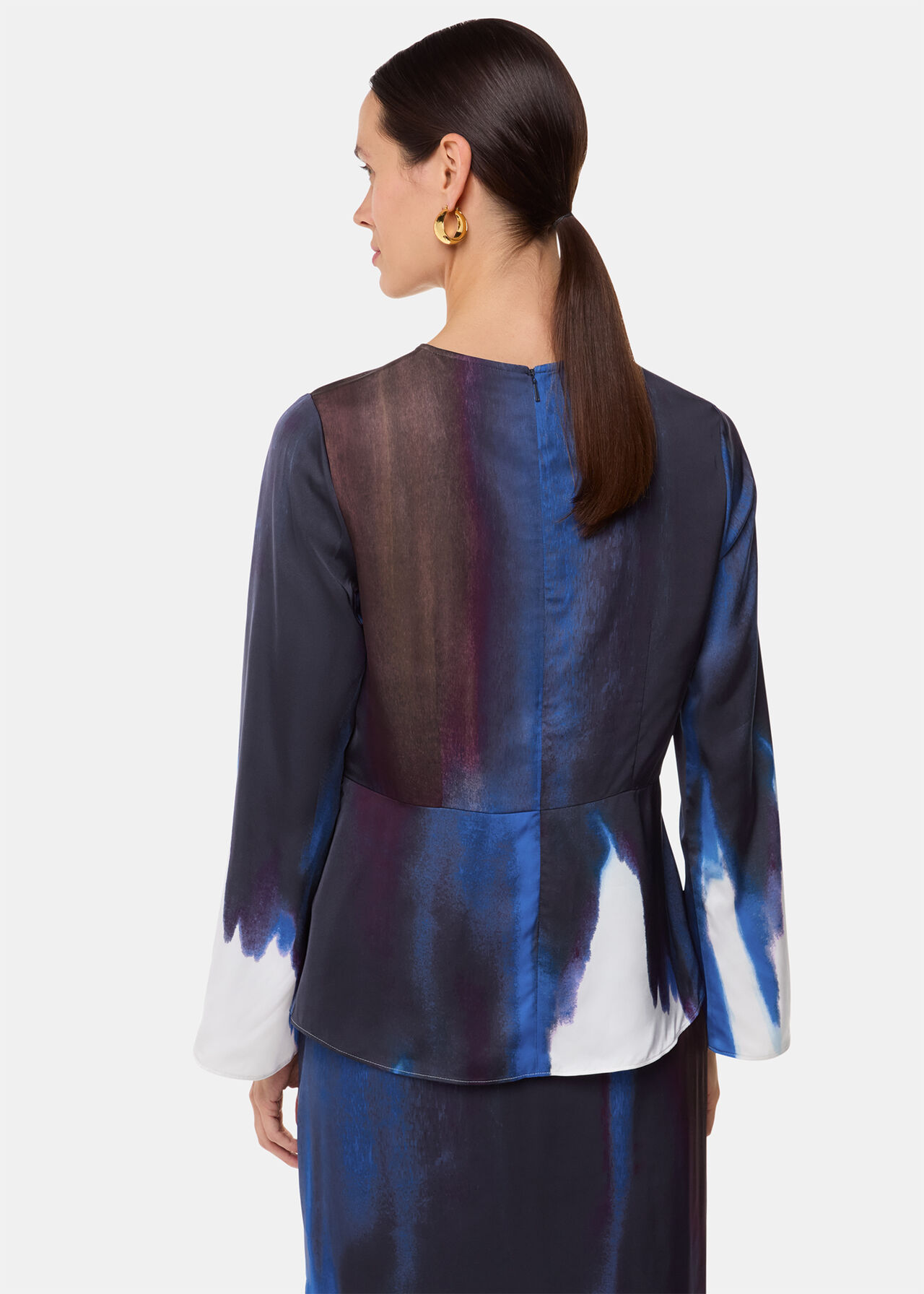 Ice Dye Print Top