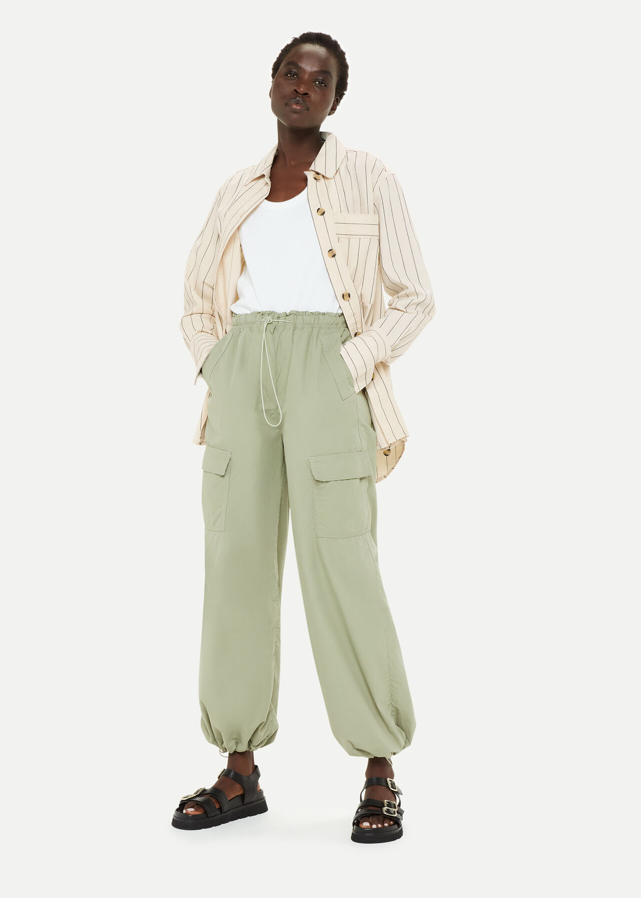 Kwammie Striped Overshirt