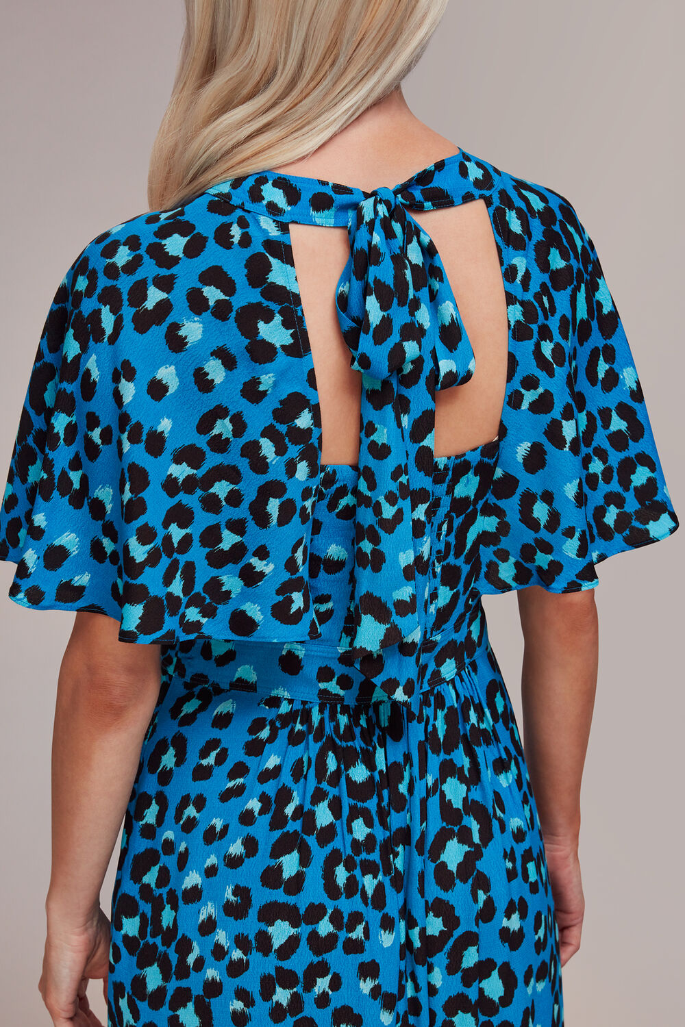 Petite Painted Leopard Amelia Dress