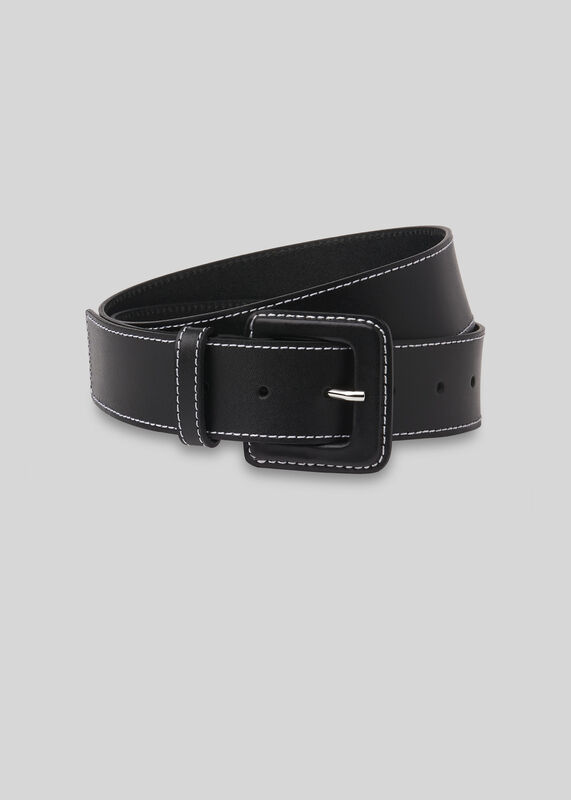 Contrast Stitch Belt