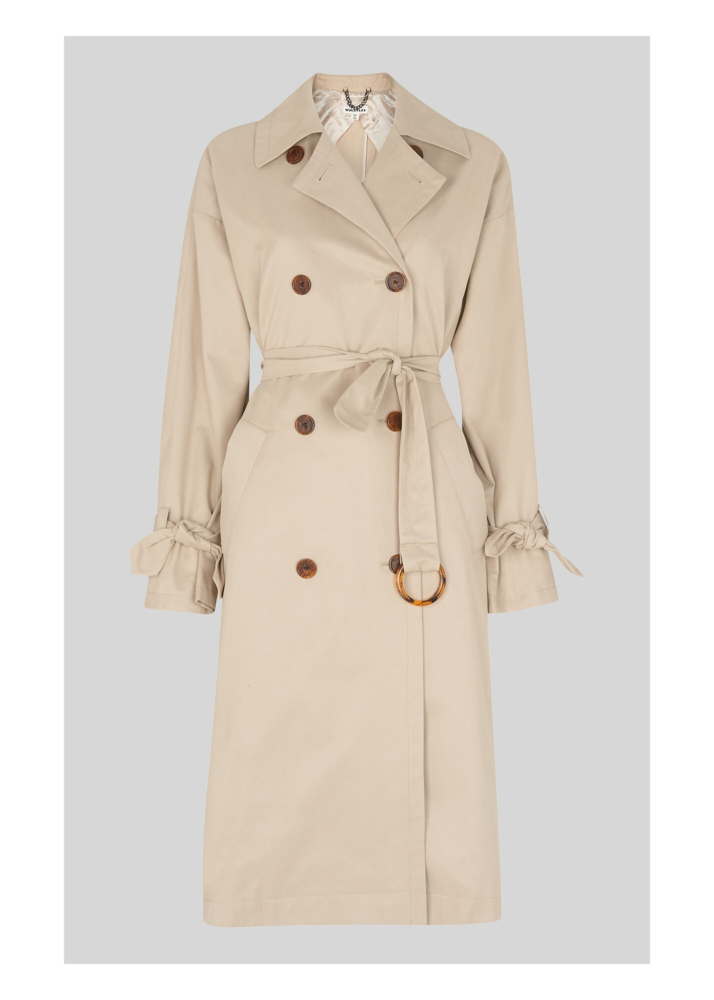 Beige Paula Trench Coat WHISTLES Whistles