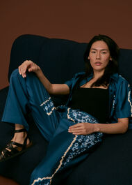 Silk Tie Dye Trouser