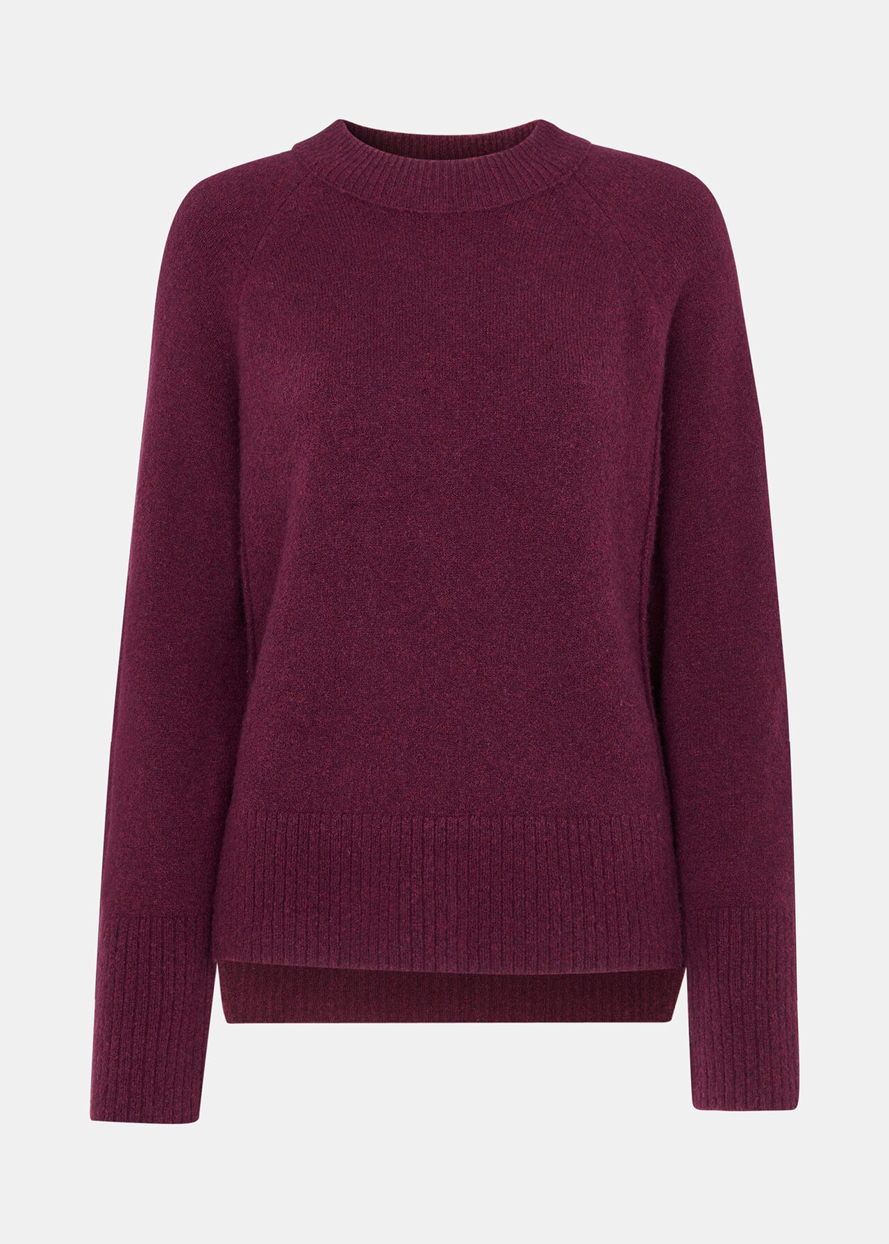 Wool Mix Side Split Knit