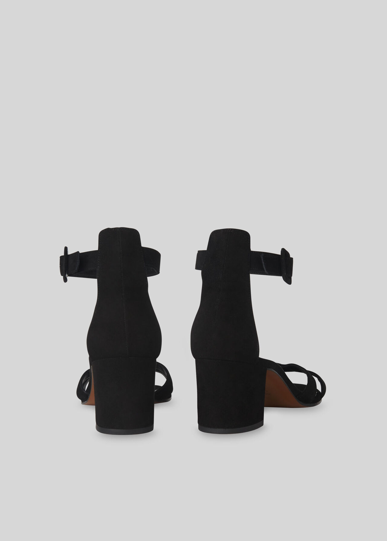 Marquis Block Heel Sandal Black Whistles Whistles
