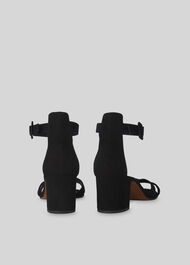 Marquis Block Heel Sandal Black