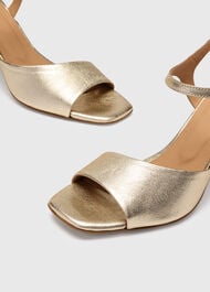 Asymmetric High Heeled Sandal