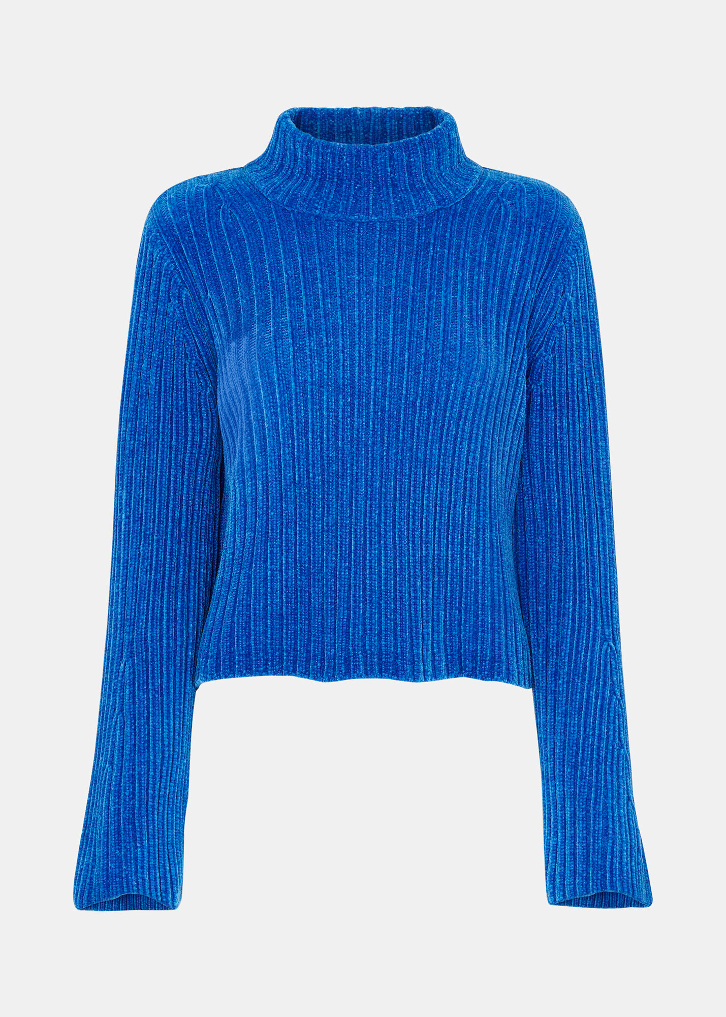 Blue Chenille Knit | WHISTLES | Whistles US |
