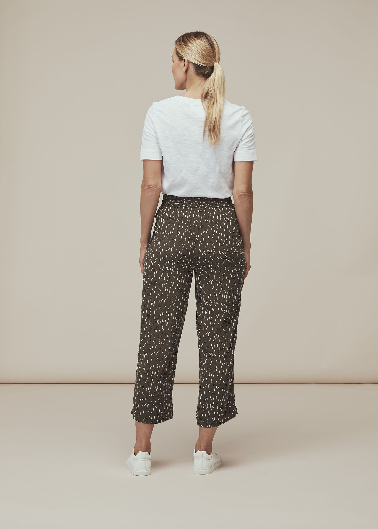 Fleck Print Trouser