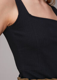 Square Neck Rib Tank